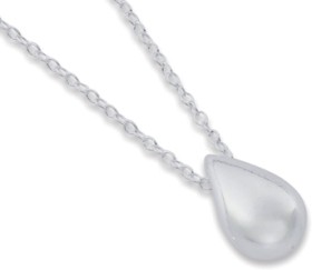 Sterling+Silver+Waterdrop+Necklace