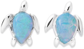 Sterling-Silver-Created-Opal-Turtle-Body-Studs on sale