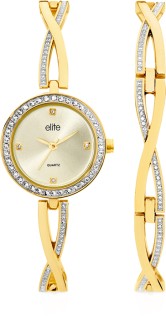 Elite+Ladies+Watch+and+Bracelet+Set