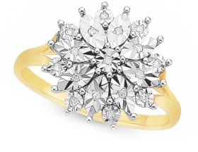 9ct-Diamond-Ring on sale