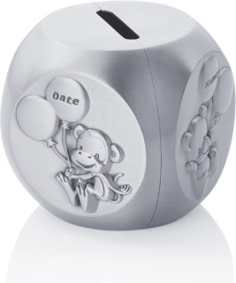 Pewter-Plated-Baby-Money-Box on sale