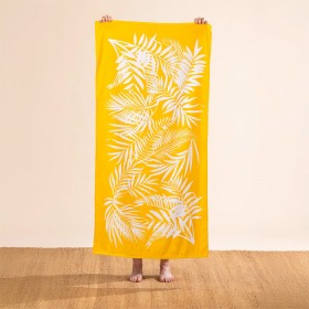 Seaside+Supplies+Velour+Beach+Towel+Palm+75x150cm