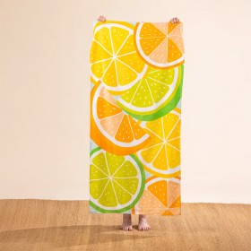 Seaside+Supplies+Velour+Beach+Towel+Citrus+75x150cm