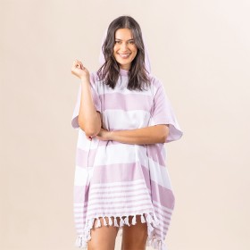 St-Tropez-Adults-Poncho-Berry on sale