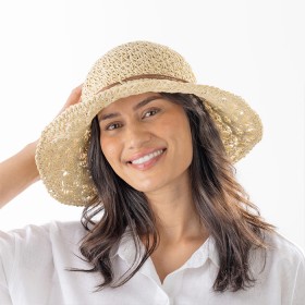 Seaside-Supplies-Womens-Hat-Stone on sale