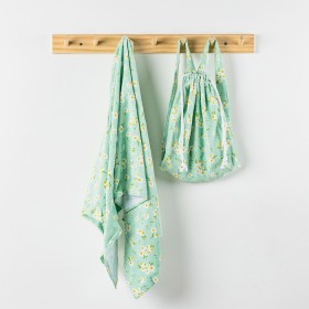 Kids-Beach-Towel-Backpack-Set-Daisies on sale