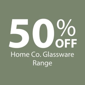 50%25+off+Home+Co.+Glassware+Range