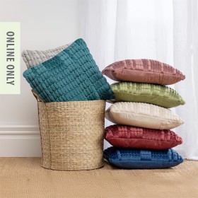 Riley-Ribbed-Cushion on sale