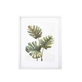 3D+Framed+Print+42x52cm+-+Green+Monstera