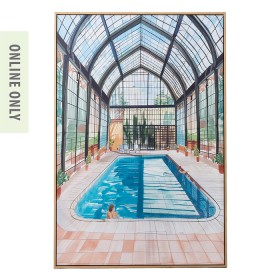 Design+Republique+Summer+Pool+House+Wall+Art+80x120cm