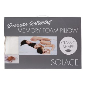 Solace-Classic-Shape-Memory-Foam-Pillow on sale