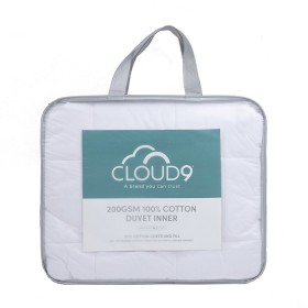 Cloud+9+200gsm+100%25+Cotton+Duvet+Inners