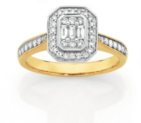 9ct-Diamond-Ring on sale