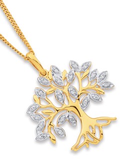 9ct%2C+Diamond+Set+Tree+of+Life+Pendant