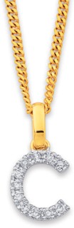 9ct%2C+Diamond+Initial+%26%23039%3BC%26%23039%3B+Block+Pendant