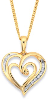 9ct%2C+Diamond+Heart+Pendant