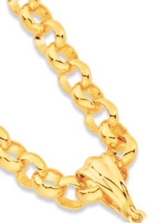 9ct-50cm-Round-Belcher-Chain on sale