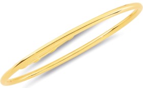 9ct-Gold-65mm-Solid-Golf-Bangle on sale