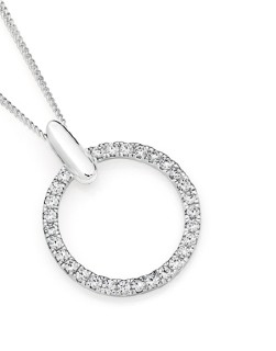 Sterling+Silver+Cubic+Zirconia+Circle+on+Bar+Pendant