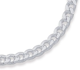 Sterling-Silver-50cm-Curb-Gents-Chain on sale