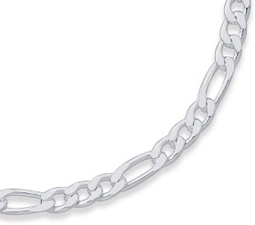 Sterling+Silver+Figaro+Chain+Gents+50cm