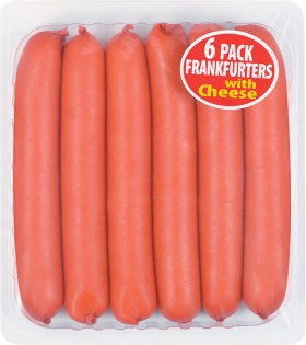 Cheese-Frankfurters-340g on sale