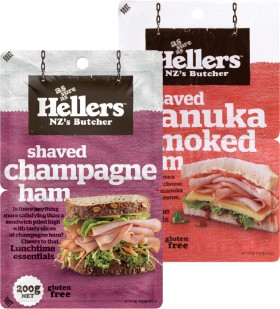 Hellers-Shaved-Meats-200g on sale