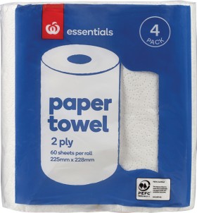 Essentials-Paper-Towel-4-Pack on sale