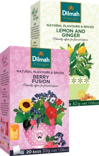 NEW+Dilmah+Green+or+Fruit+Teas+20s