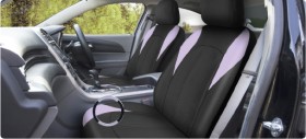 NEW+SCA+Lilac+Seat+Covers+%26amp%3B+Steering+Wheel+Cover