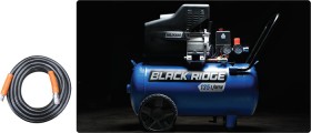 Blackridge+2.5HP+Air+Compressor+%26amp%3B+20m+Air+Hose+Combo