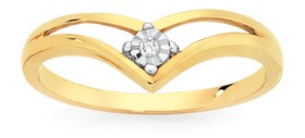 9ct-Diamond-Ring on sale