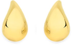 9ct-Puff-Teardrop-Stud-Earrings on sale