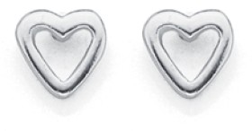 Sterling+Silver+Heart+Studs