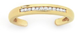 9ct-Diamond-Set-Toe-Ring on sale