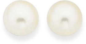 Sterling+Silver+Freshwater+7-7.5mm+Pearl+Studs