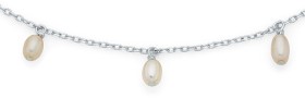 Sterling+Silver+9+Cultured+Freshwater+Pearl+Fringe+Necklet