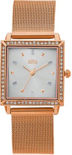 Elite+Rose+Tone+Ladies+Watch