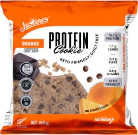 Justines+Keto+Protein+Cookie+Orange+%26amp%3B+Dark+Chocolate+60g