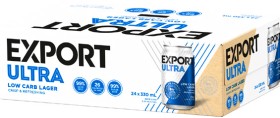 Export-Ultra-Low-Carb-24-x-330ml-Cans on sale