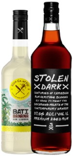 Bati+Banana+Rum+Liqueur+700ml+or+Stolen+Dark+Rum+1L