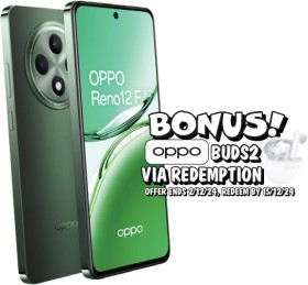 OPPO-Reno12-F-5G-256GB-BlackGreen on sale