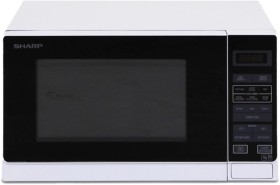 Sharp-20L-750W-White-Microwave on sale