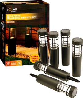 Solar+Tube+Post+Light+6+Pack