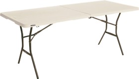 Lifetime+6ft+Bi-Fold+Blow+Mould+Trestle+Table