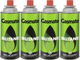 Gasmate-220g-Butane-Gas-Cartridge-Pack-of-4 on sale