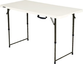 Lifetime+4ft+Bi-Fold+Blow+Mould+Trestle+Table