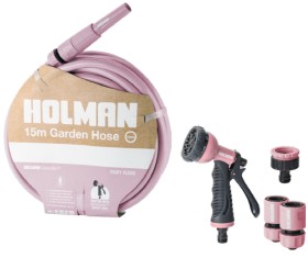 Holman+15m+Garden+Hose+%26amp%3B+Nozzle+Set