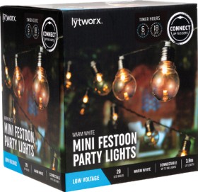 Lytworx-Mini-Festoon-Party-Lights-Pack-of-20 on sale