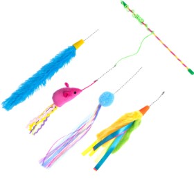 Happy-Tails-4-Pce-Wand-Cat-Toy on sale